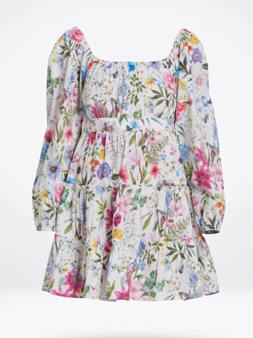 Olivia by LIVRO NWT Cin Cin Mini Dress Floral Garden Medium - Picture 2 of 10